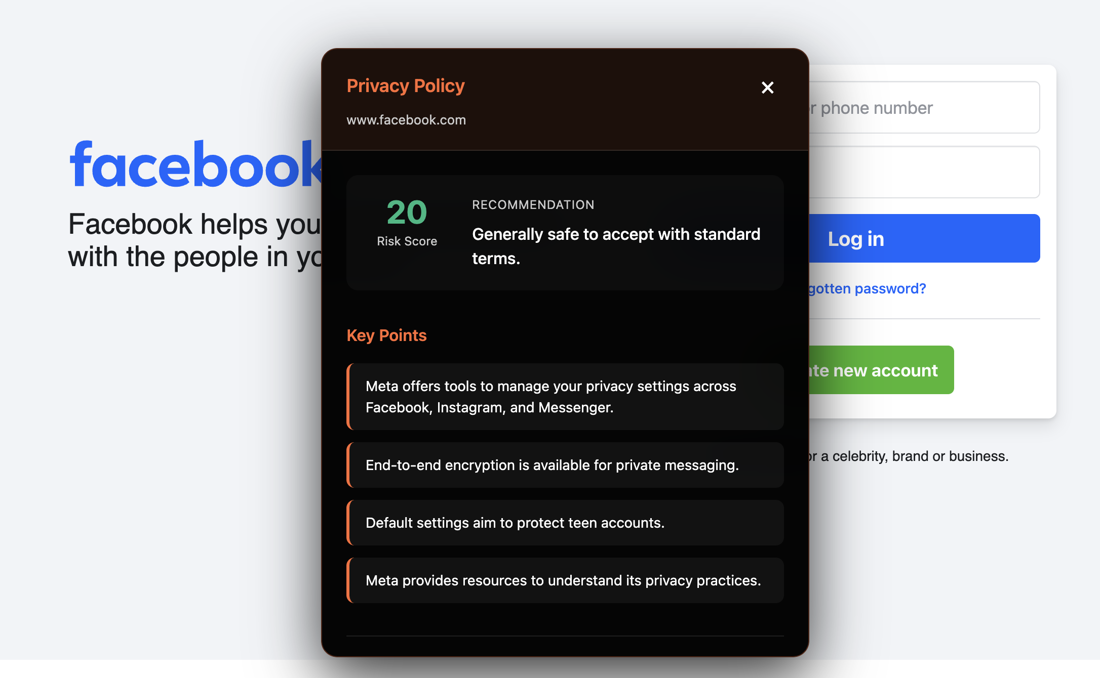 Extension Popup